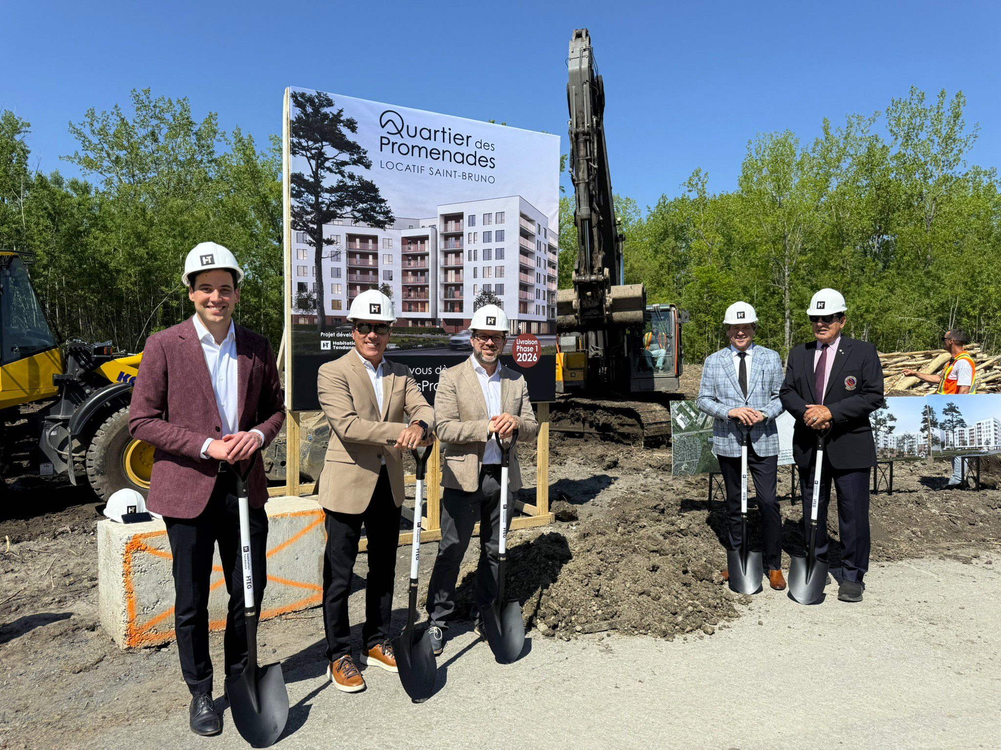 Quartier des Promenades officially launches — Habitation Tendance is inaugurating the creation of a brand new rental district in Saint-Bruno-de-Montarville.