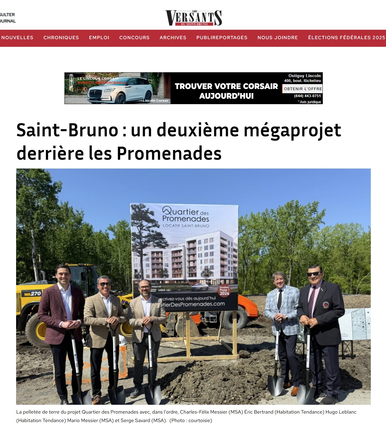 Saint-Bruno: a second megaproject behind Les Promenades